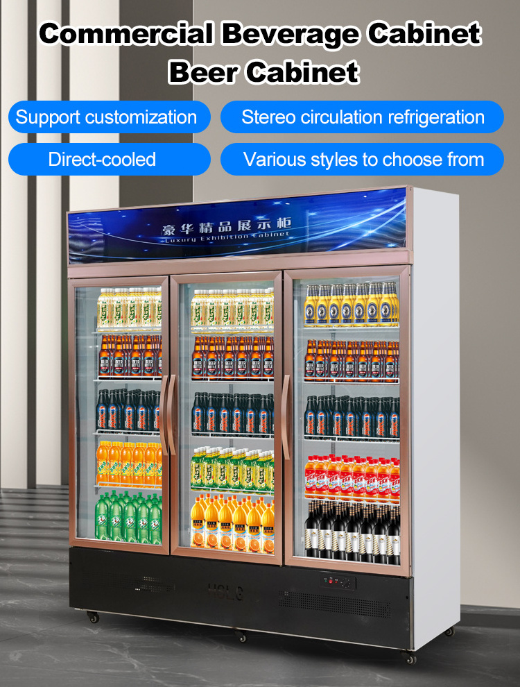 monster vertical beer beverage refrigerator freezer supermarket  energy drink display fridge