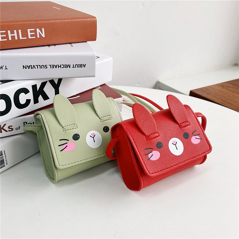 New hot-selling children's accessories small bag little girl cute rabbit shoulder crossbody bag mini cartoon baby purse gift who