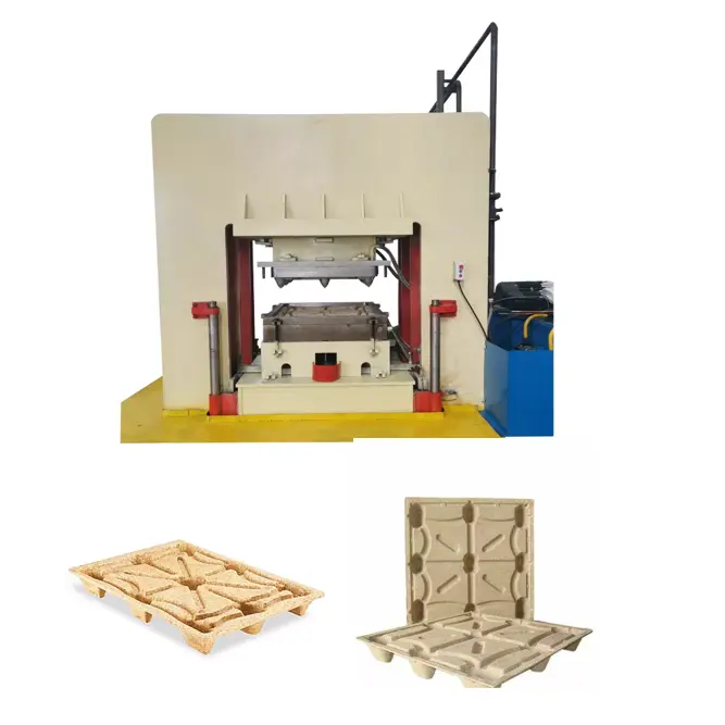 Compressed wood pallet making machine sawdust machine wood compressing machine