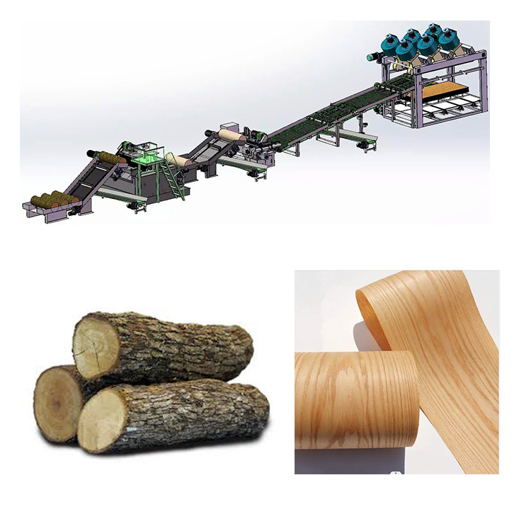 Wood veneer log peeler making machine wood based panels machinery