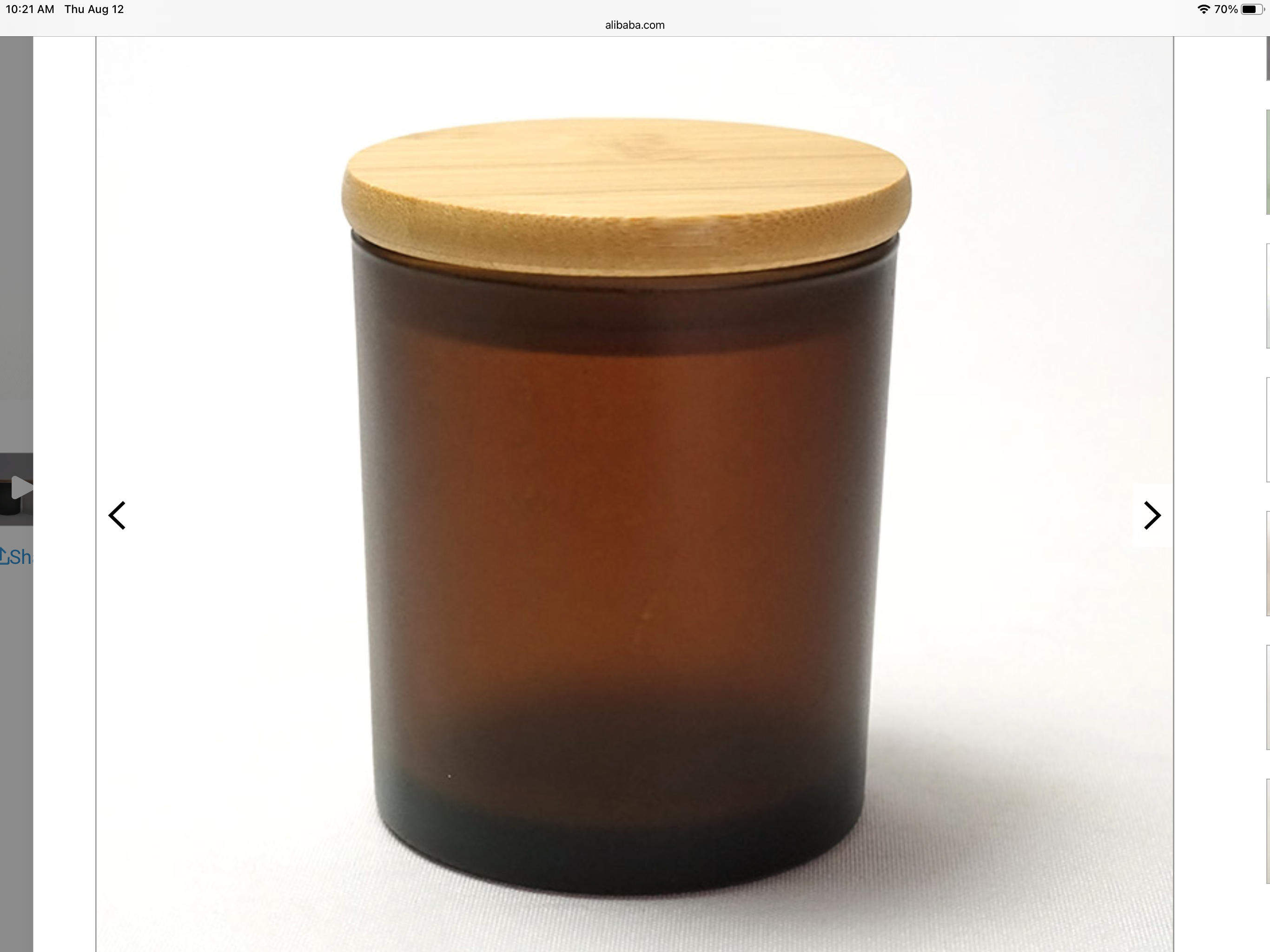 Customized glass candle jars wholesale  clear transparent with bamboo lid glass jars for candles