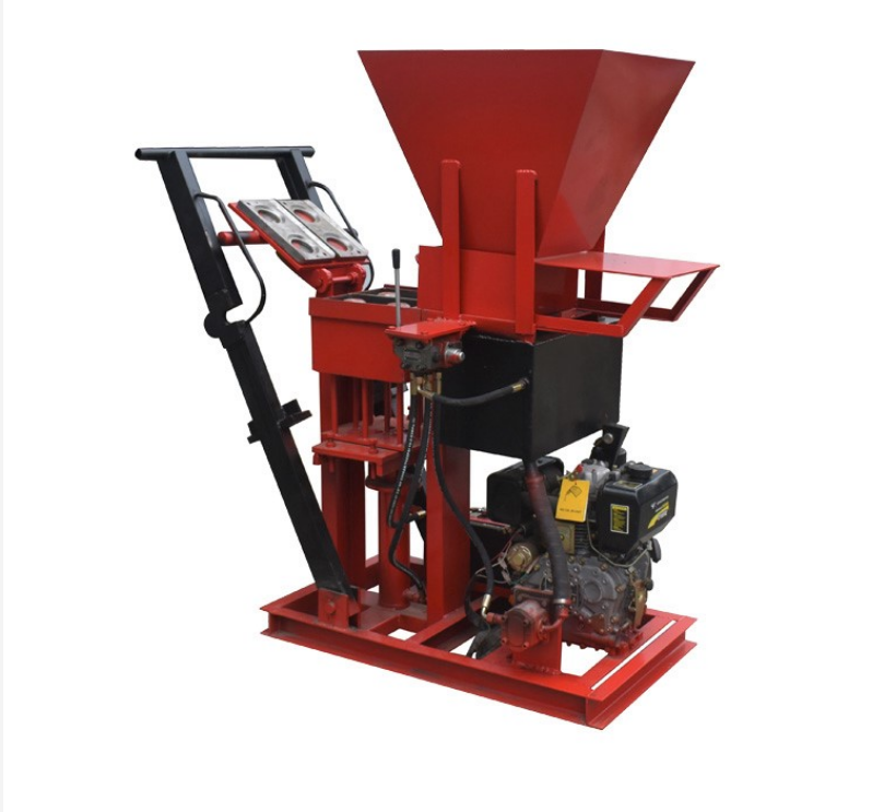 QMR2-40  Interlocking clay pressed brick  industrial commercial machine manual compressed earth block making machine