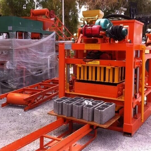 Automatic  Concrete Block Parpping Bricks Making Machine Lowest Price QTJ4-25C