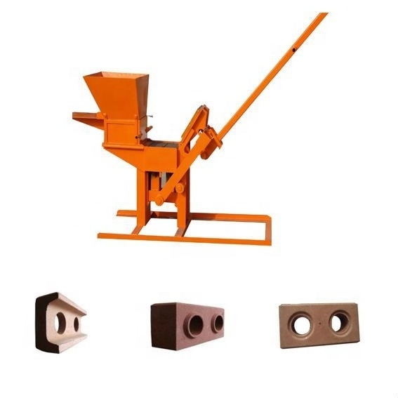 QMR1-40 manual soil interlocking brick machine price