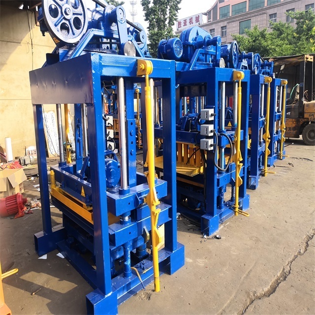 Shengya Machinery QTJ4-40  cabro paver block brick making machine popular in Kenya