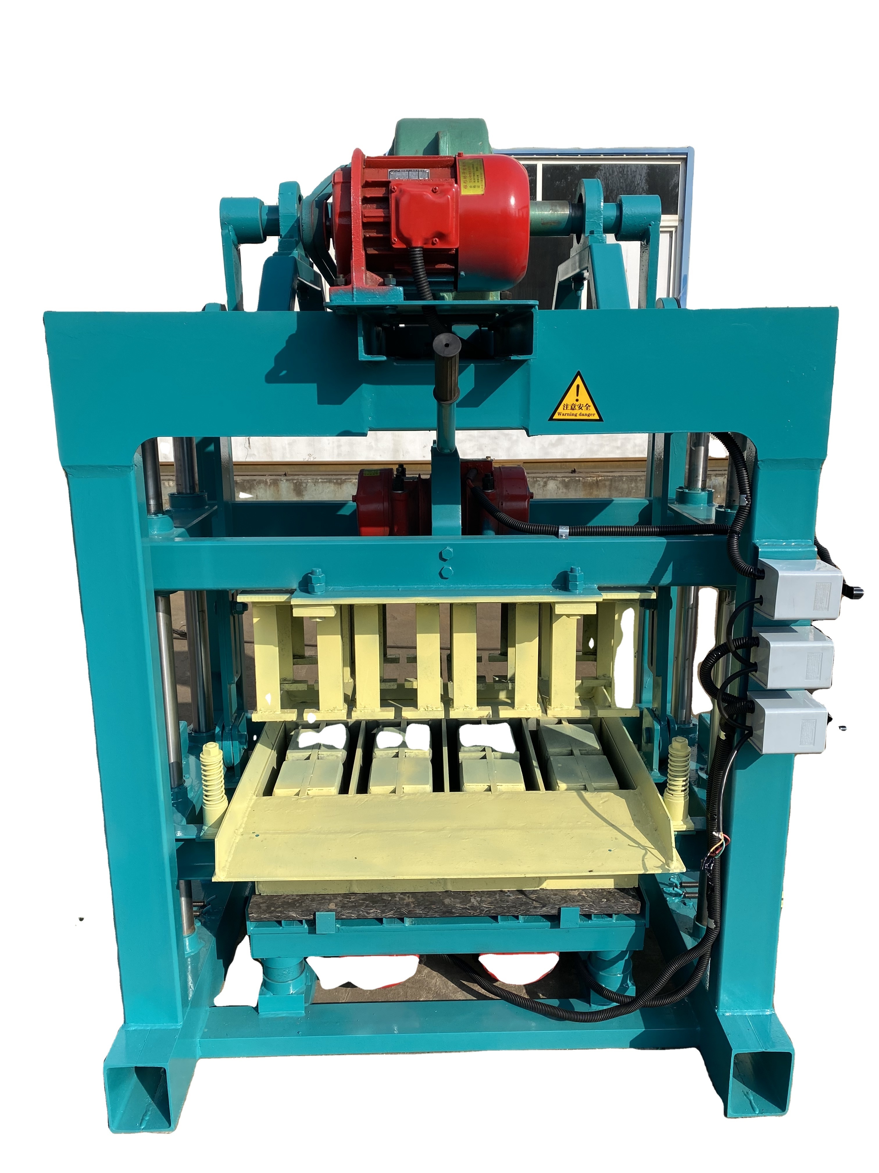 Reliable QTJ4-40 brick press for small-scale factory brick machine for Brick Production