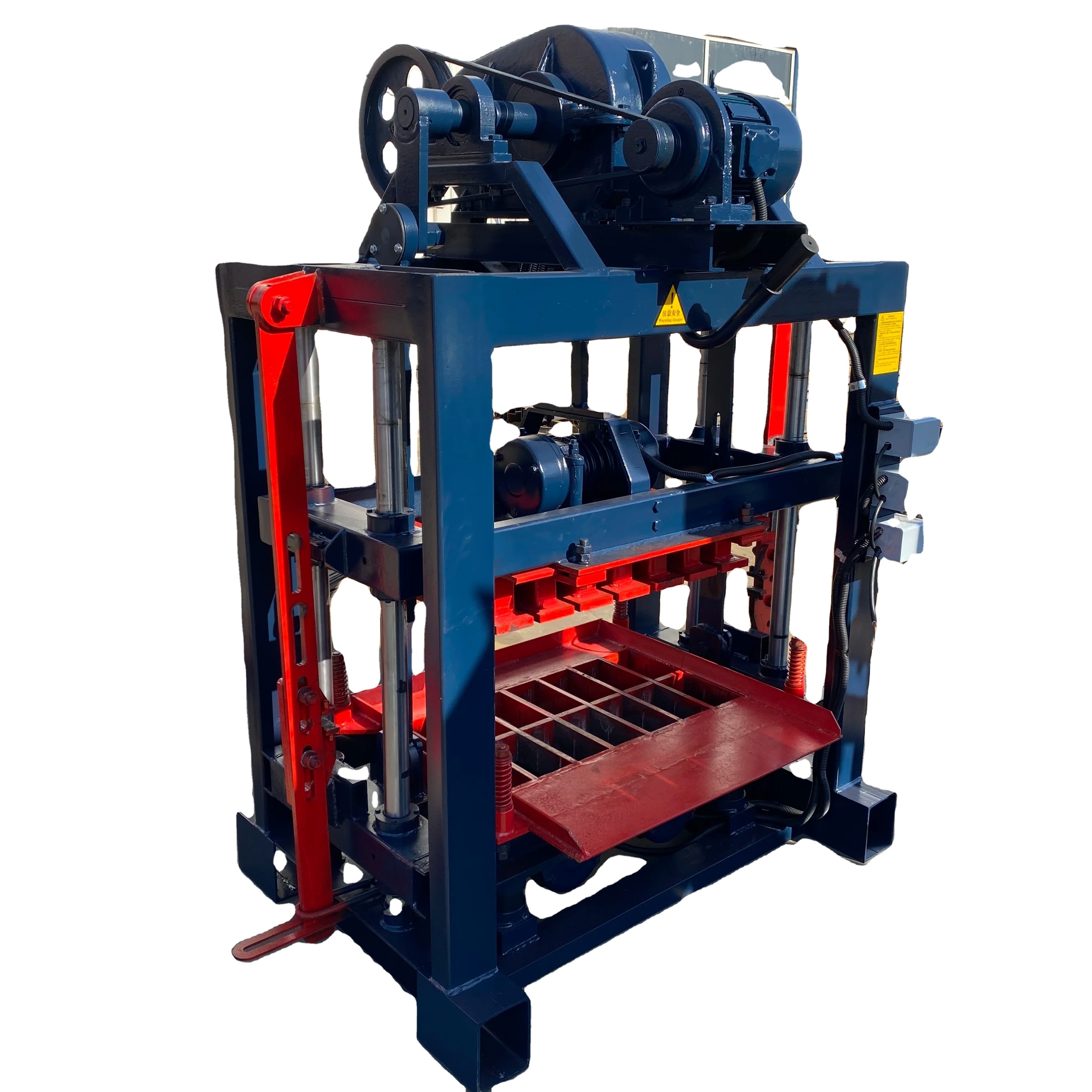 brick laying hollow block making machine QTJ4-40 prices of cement brick moulding making machine hot sale in Ghana QTJ4-40