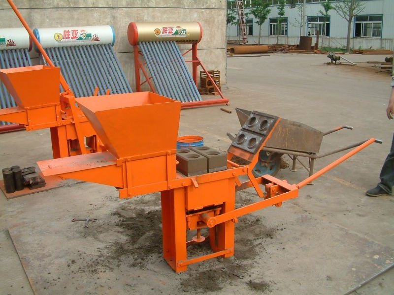 small business machine interlocking block machine QMR2-40 clay brick machine