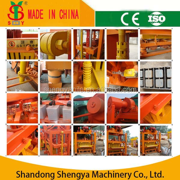 China Machinery! QTJ4-40 4inch concrete hollow block making machine/concrete hollow block mould