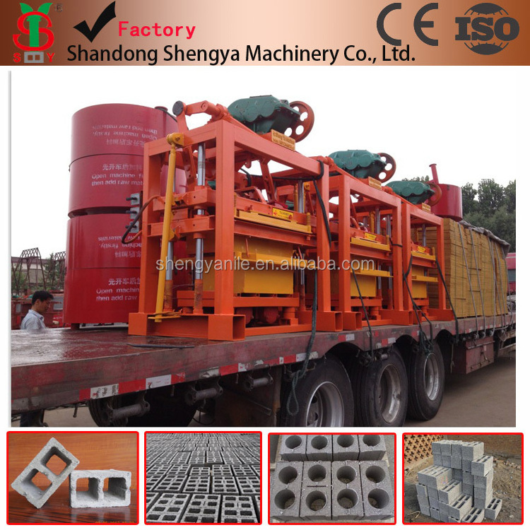 China Machinery! QTJ4-40 4inch concrete hollow block making machine/concrete hollow block mould