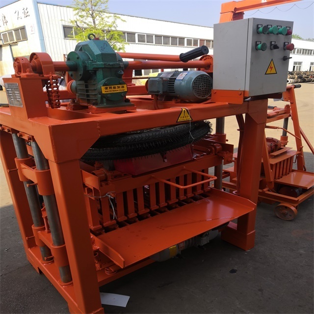 small QMJ4-40 6 8 inches hollow block making machine cement sand block brick moulding machine for sale factory price