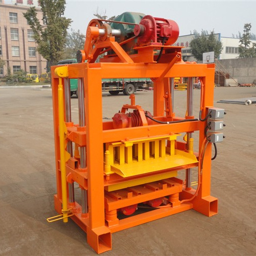 QTJ4-40 semi automatic price concrete block making machine for hollow block making ,holland brick making machine china supplier