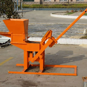 QMR2-40 Manual Clay Interlocking Brick Making Machine, cement red soil block making machine