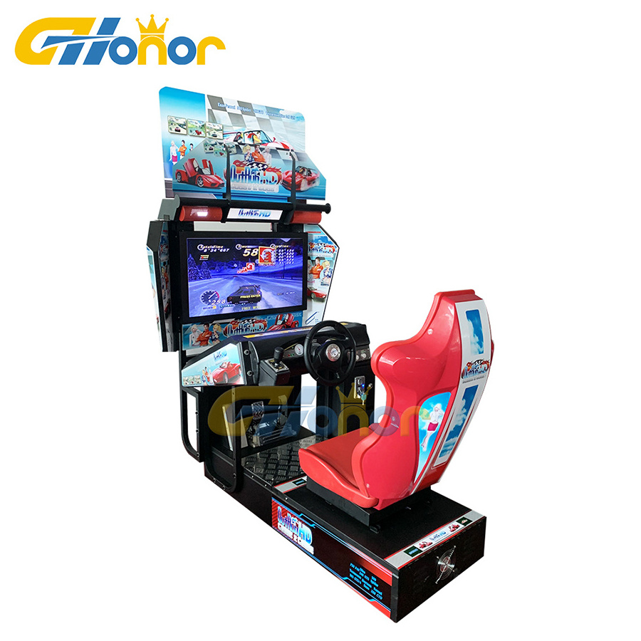 HD Video driving simulator car arcade racing machines driving amusement equipment indoor racing game coin operated racing game