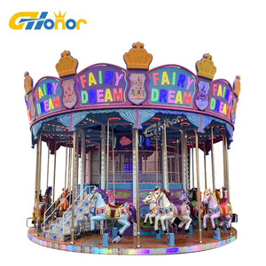 Carousel 36 Seats Horse Rides Animal Theme Swing Carnival Park Other Carousel Amusement Equipment Products for Kids