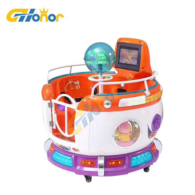 Amusement park game coin operated children's rotary swing game console for sale