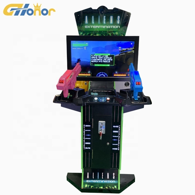 Wholesale 42 inch coin operated game machine Aliens Extermination Shooting Game Machine video arcade game machine