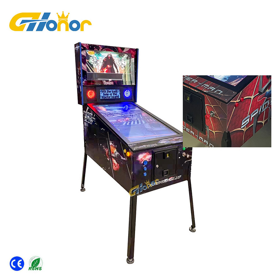 High Quality Game Coin Operated Pinball Machine Virtual 6 balls Pinball Machine Arcade Game 6 balls pinball game machine