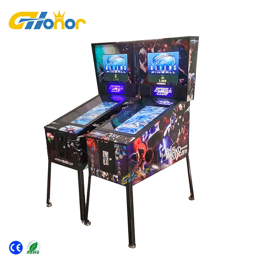 High Quality Game Coin Operated Pinball Machine Virtual 6 balls Pinball Machine Arcade Game 6 balls pinball game machine