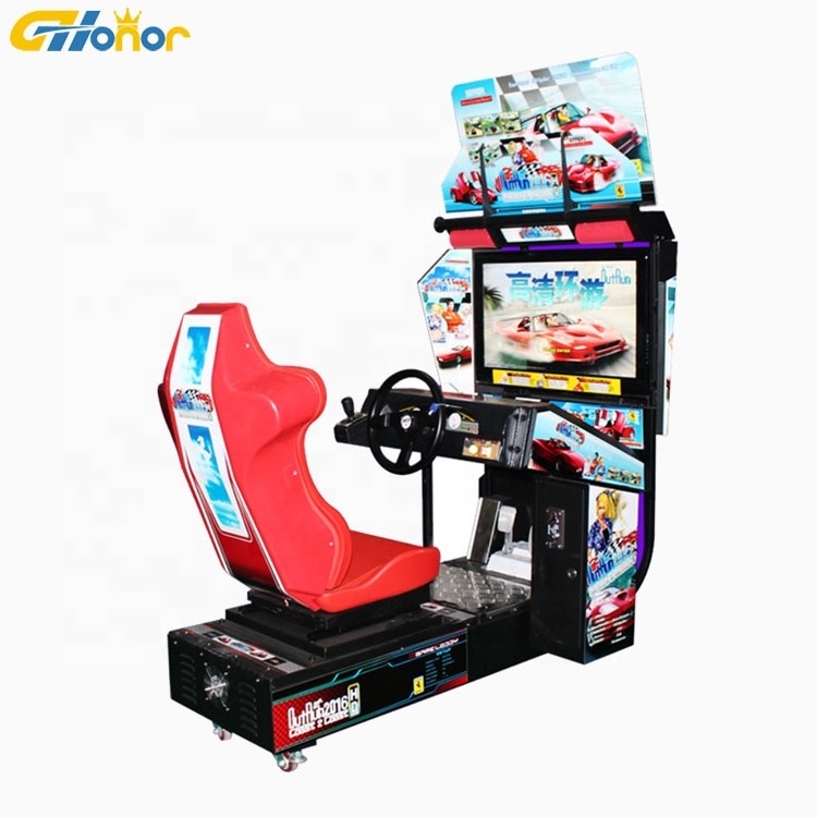 HD Video driving simulator car arcade racing machines driving amusement equipment indoor racing game coin operated racing game