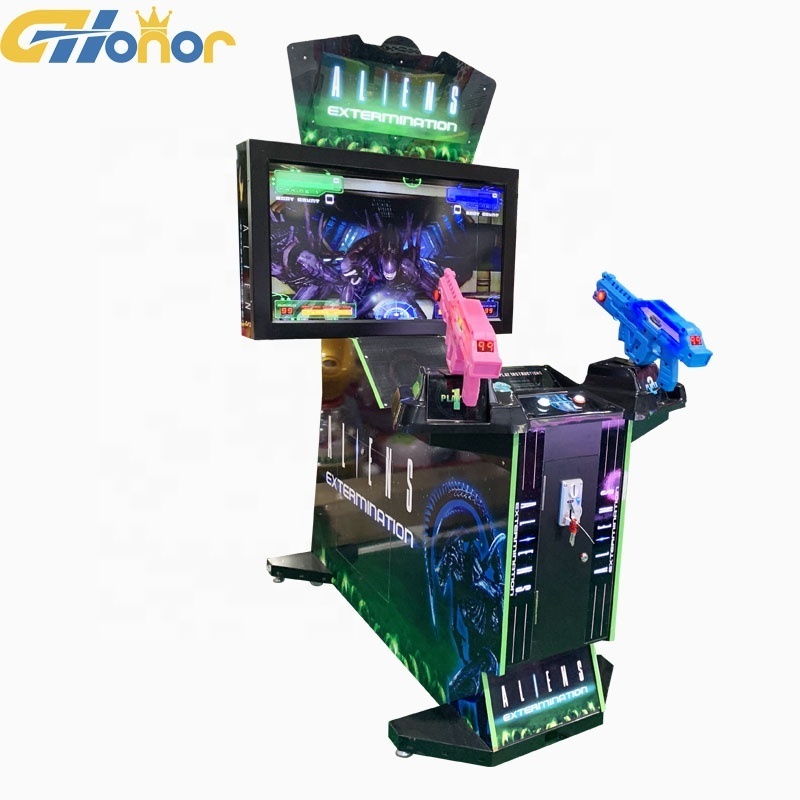 Wholesale 42 inch coin operated game machine Aliens Extermination Shooting Game Machine video arcade game machine