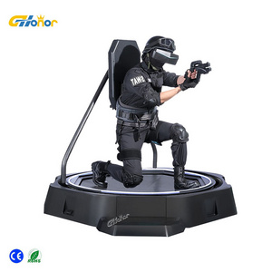 Amusement Park simulator shooting vr running Platform 360 degree omni vr treadmill vr simulator price