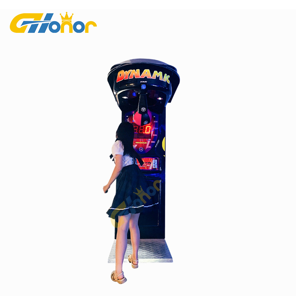 amusement park coin operated Boxing Punch Machine  boxing arcade game machine For Sale