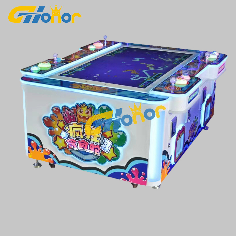 Coin Operated Machine Kids Arcade Game Machine 4 Players Crazy Snake Game Machine