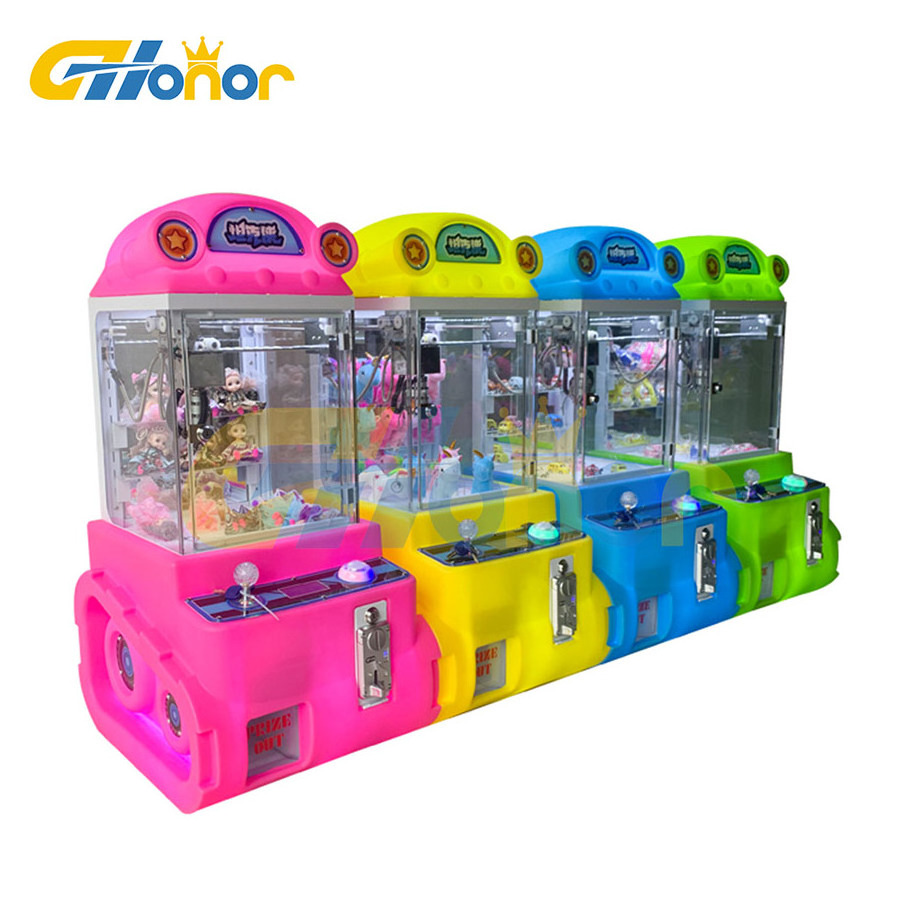 factory wholesale doll vending machines coin operated mini claw game machine mini doll machine