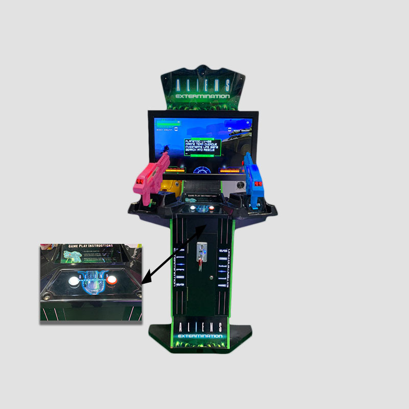 Wholesale 42 inch coin operated game machine Aliens Extermination Shooting Game Machine video arcade game machine