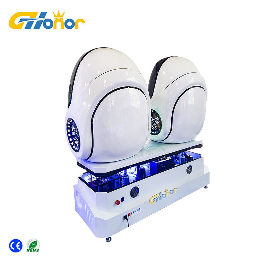 High Quality egg chair 9d vr with 3d virtual reality glass 9d egg vr cinema 2 seats Virtual Reality simulator Game Machine