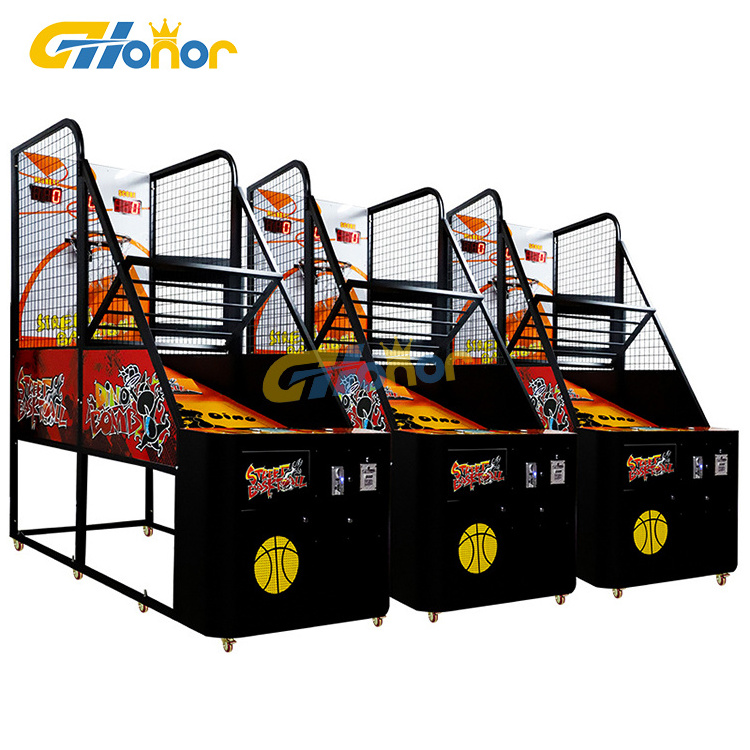 Hot Sale Indoor Arcade Basketball Game Classic Fun Exercise Sport Equipment Coin-Operated Metal Machine