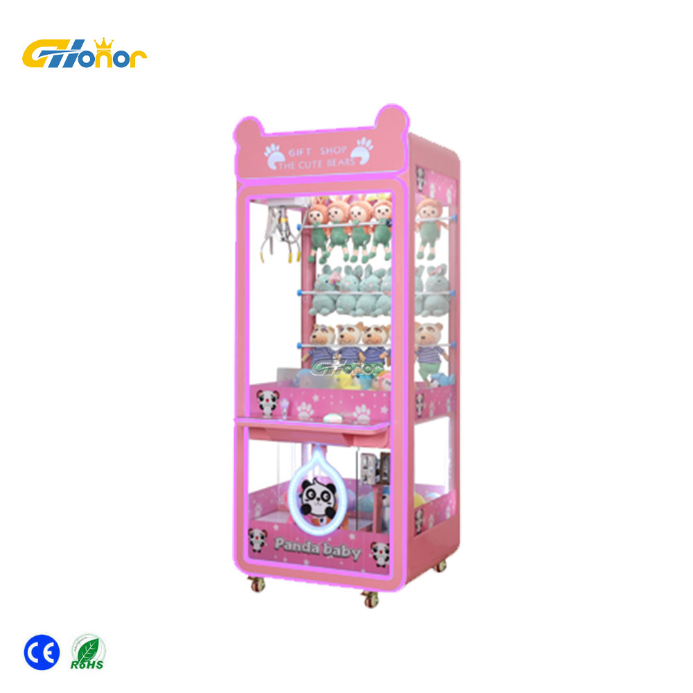 Coin Operated Mini Claw Machines ufo catcher Table Top Claw Crane Mini Claw Doll Vending Machines