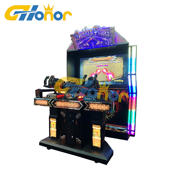 2 people death storm pirate arcade shooting game 55 inch shooting game machines