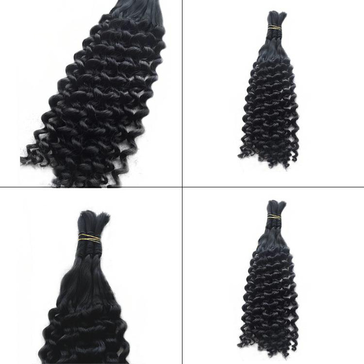 AngelBella Hair Extensions 24 Inch Human Braiding Hair Fast Shipping Bundles Bulk Natural Brazilian Remy Hair Single Weft