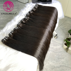 AngelBella Raw Cambodian Hair Bundles Unprocessed Vendor Wholesale Indian Human Hair Vietnamese Raw Virgin Cuticle Aligned Hair