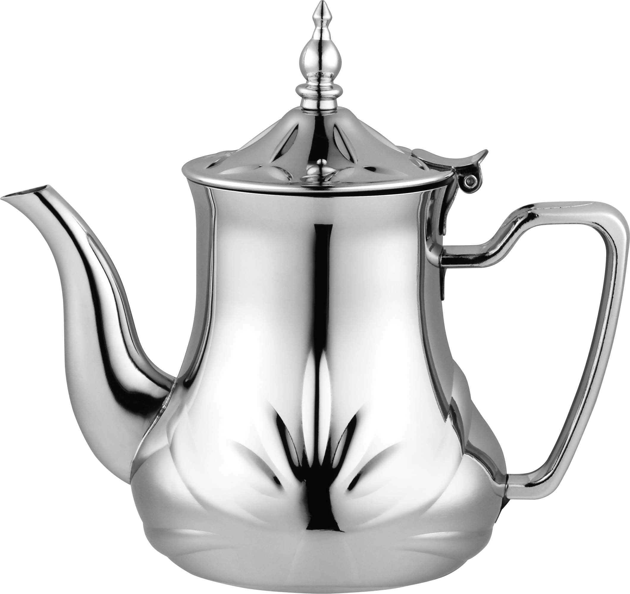 Stainless steel 201 material Turkish Arabian decorative stove teapot kettle handmade tea coffee pot