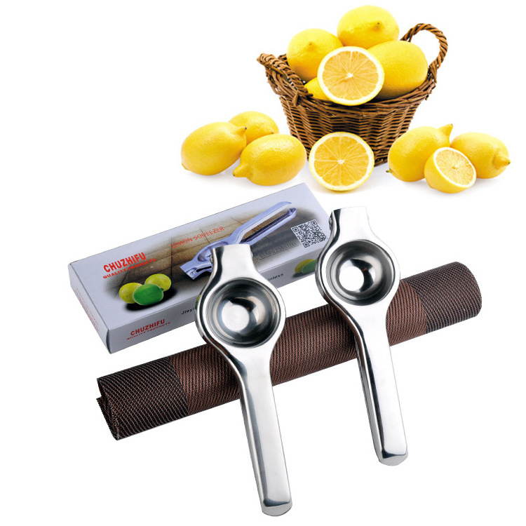 2023 SY Hot Sales Lemon Lime Squeezer Kitchen Gadgets Manual Press Stainless Steel