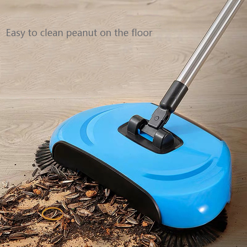 2023 Household Lazy 3 in 1 Manual Floor Clean Machine Hand Push Sweeper Automatic Floor Magic Broom