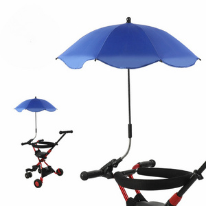 High Quality Outdoor UV Resistant Baby Stroller Parasol Clip Umbrella with Adjustable Clamp