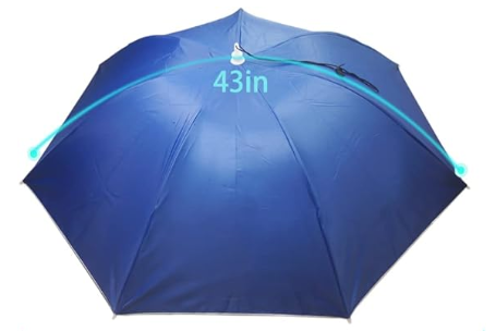 Wholesale Cheap Hands-Free Umbrella Hat With Fan  For Outdoor Fishing