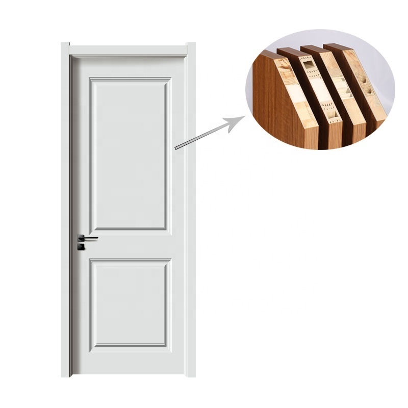 Waterproof Wood Plastic PVC Polymer Villa Hotel WPC Chinese Interior Door