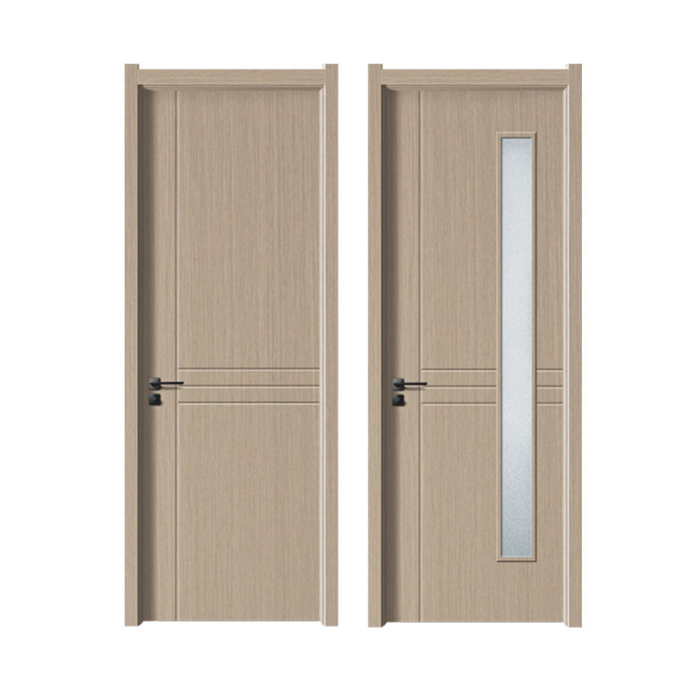 Waterproof Wood Plastic PVC Polymer Villa Hotel WPC Chinese Interior Door