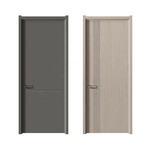 Wholesale Modern Design WPC Door Waterproof Wooden Door for Room Soundproof Door