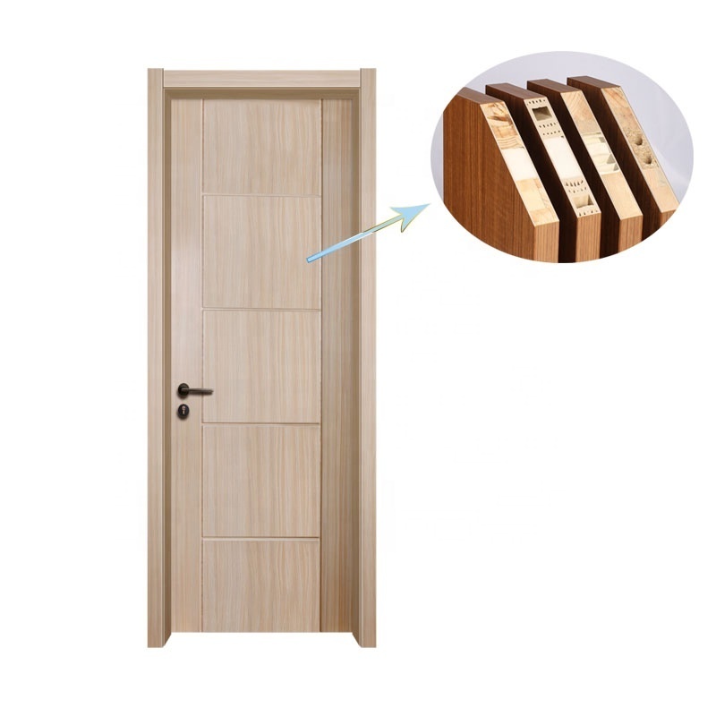 Hot Sale Soundproof Interior Hollow WPC Door for Bedroom