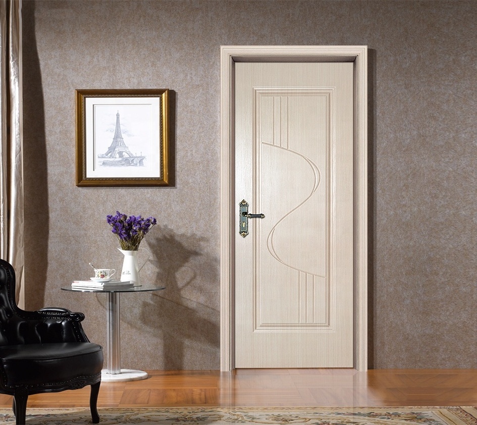 Shengyifa Interior Design Wooden Plastic PVC Bathroom WPC Door