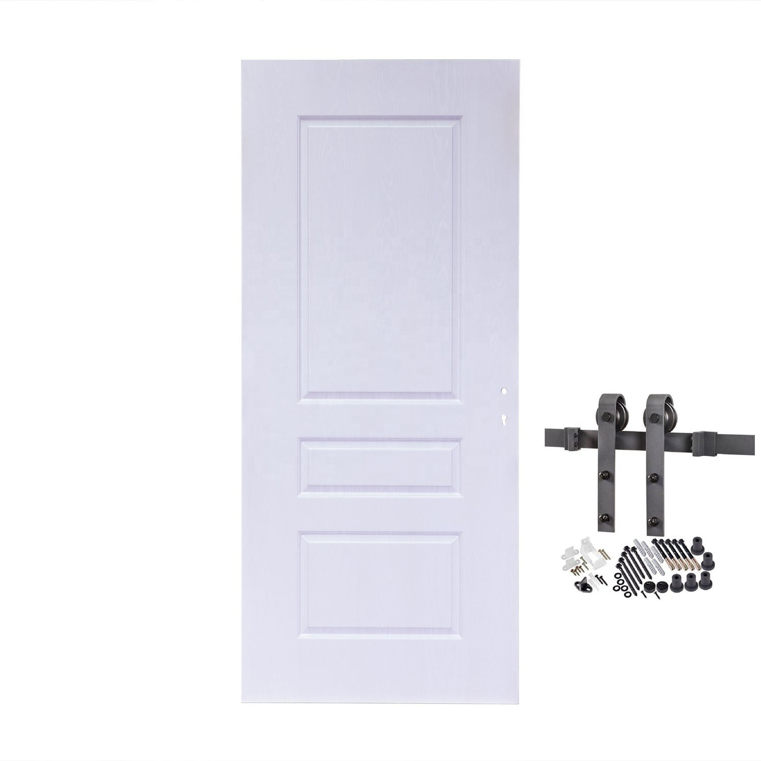 Waterproof Wood Plastic PVC Polymer Villa Hotel WPC Chinese Interior Door