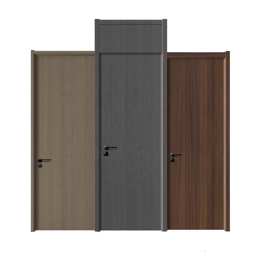 Moulded Design Waterproof Modern Bedroom Bathroom Interior Composite Door