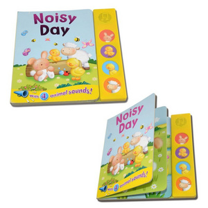 Electronic Education Kid Push Button Sound Book Module Nursery rhyme Music Children Toy Baby Recordable Sound Board Book