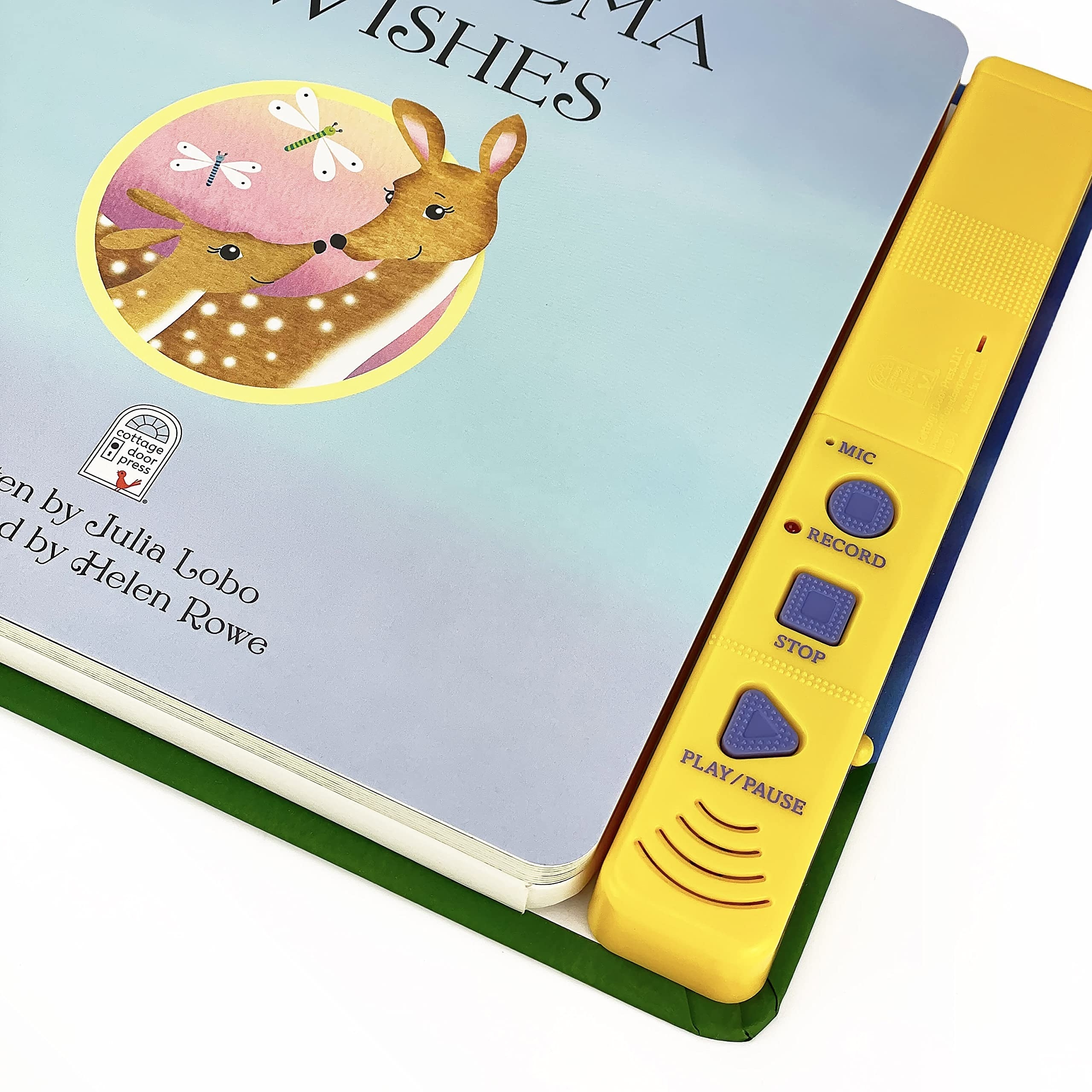 Grandma Wishes Recordable Keepsake Board Book Record Your Voice Reading the Story record book